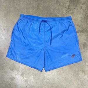 Vintage 90s Nike Lined Nylon Running Athletic Shorts